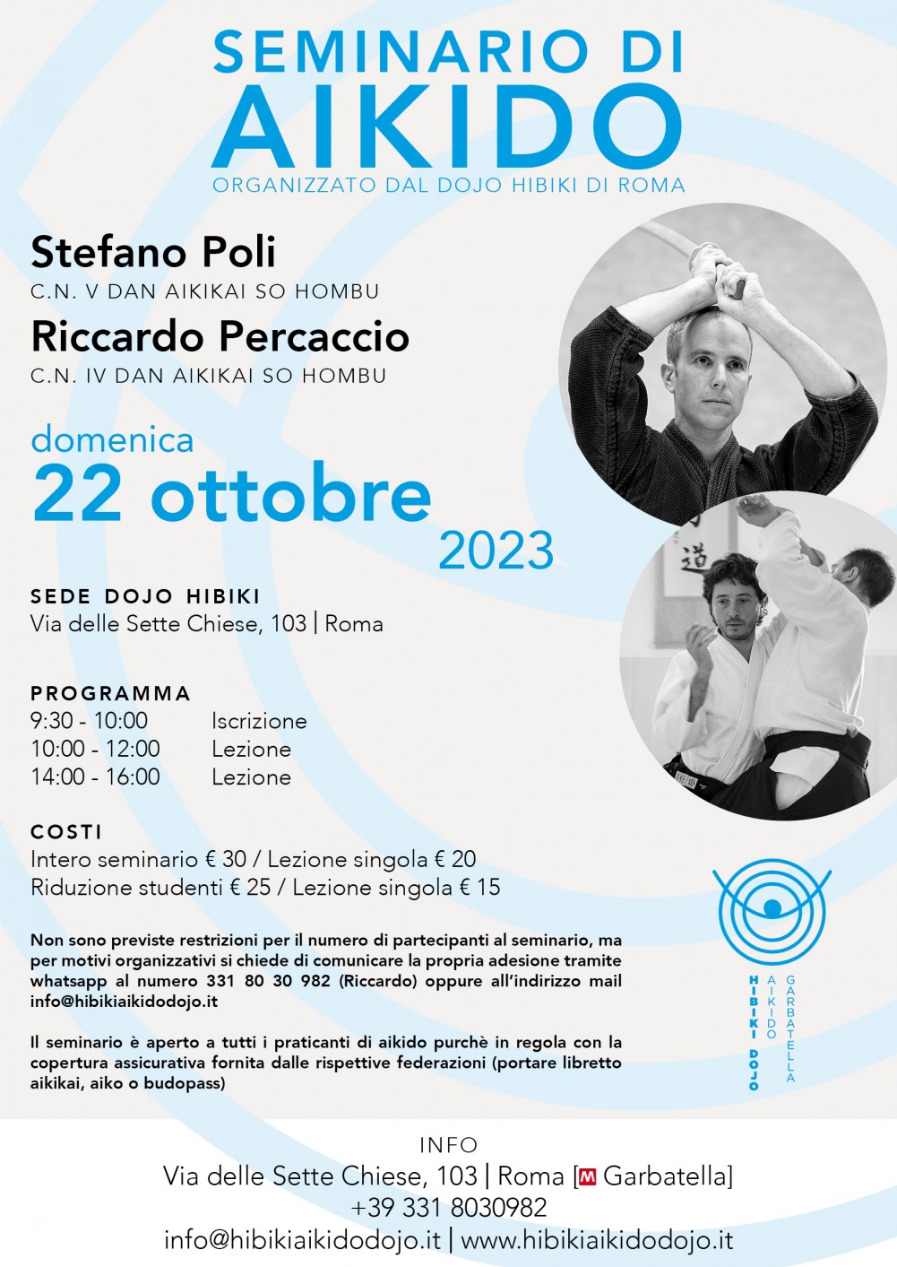 seminario di aikido a roma