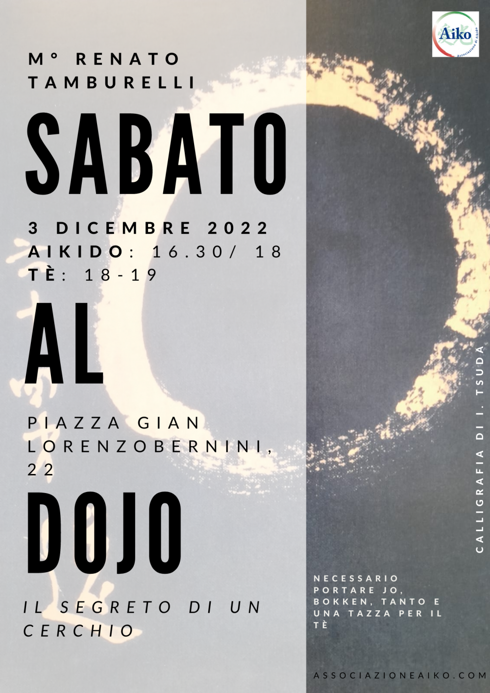 sabato al dojo con tamburelli 3 dicembre 2022