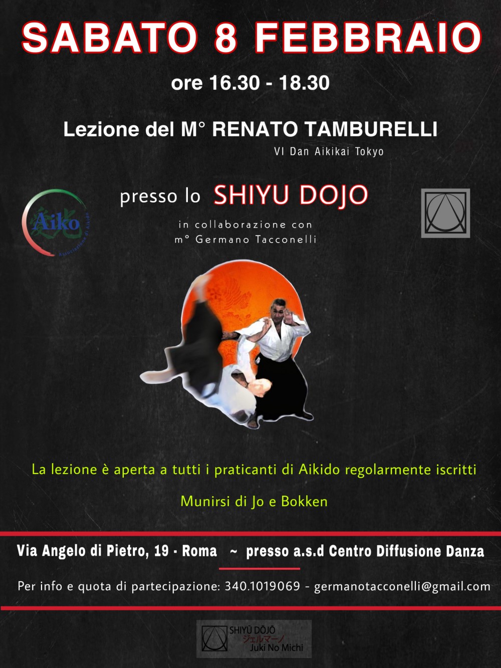 aikido tamburelli roma lezione